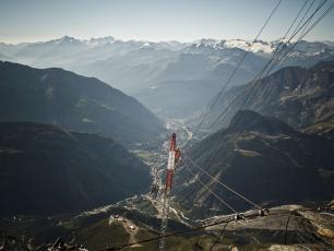 Mont Blanc Cable Car Italian Side