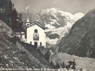 Church of Notre Dame de la Guerison in Courmayeur