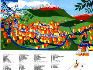 Courmayeur Shops Map