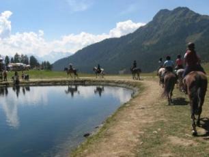 Horse Riding path in Aosta Valley