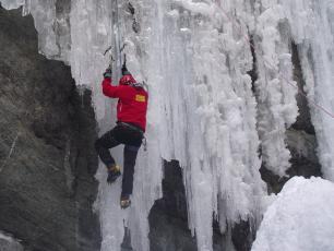 Ice Climbing in Aosta Valley