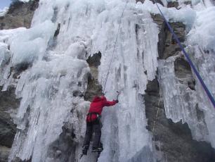 Icefall Climbing in Aosta Valley