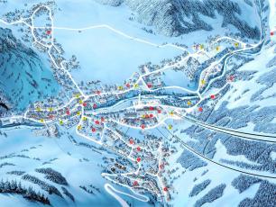 La Thuile Ski Resort Map