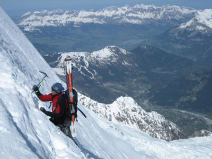 Climbing Mont Blanc du Tacul