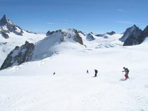 Huge ski and views... Vallée Blanche