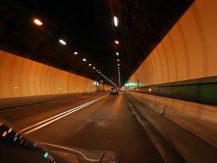 Inside the Mont Blanc Tunnel