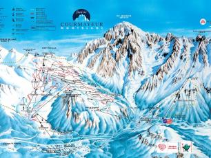 Courmayeur ski slopes 